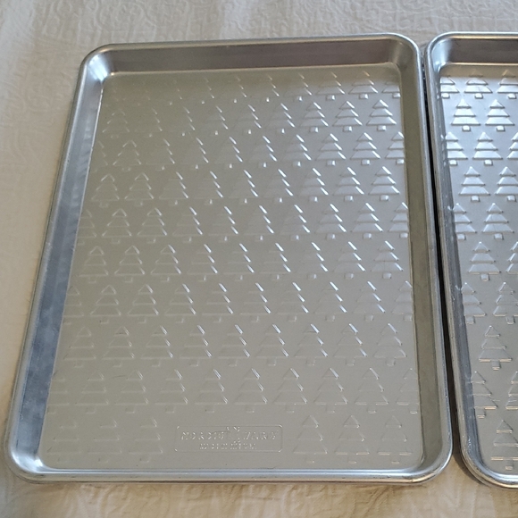 2 Nordic Ware Silver Baking Sheets - Picture 4 of 6